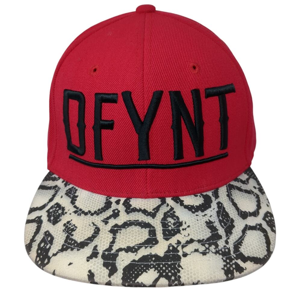 DFYNT Snapback Cap Multicolor One Size Adjustable Embroidered Leopard 6 Panel